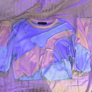 Cropped, long sleeve Shein shirt